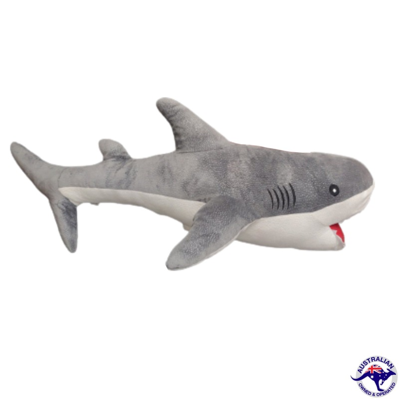 Buy 90CM Jumbo Grey Cute Shark toy Animal Sea Plushie Plush Soft Toy ...