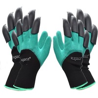 2 Pairs Garden Gloves with Claws for Digging Planting Gardening Glove