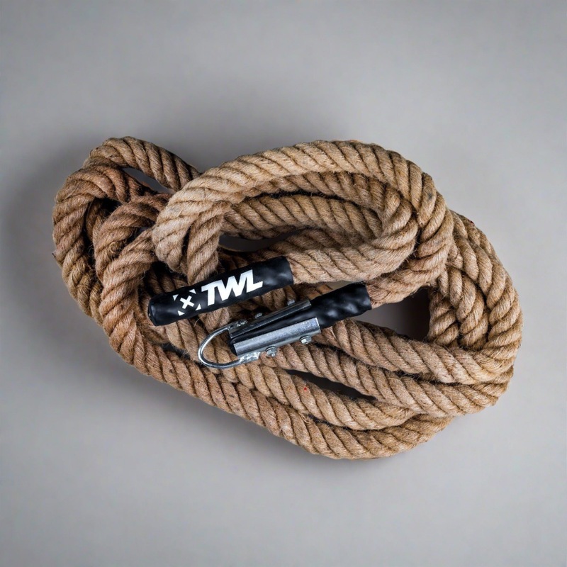 TWL 9m Climbing Rope with Eyelet Fitness World Wide
