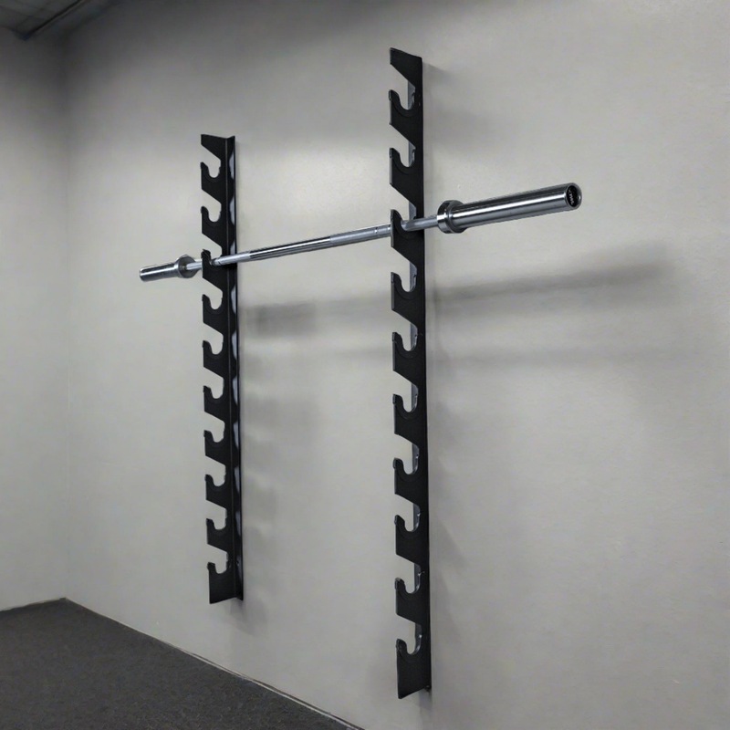 TWL WALL MOUNTED TEN BARBELL GUN RACK Fitness World Wide