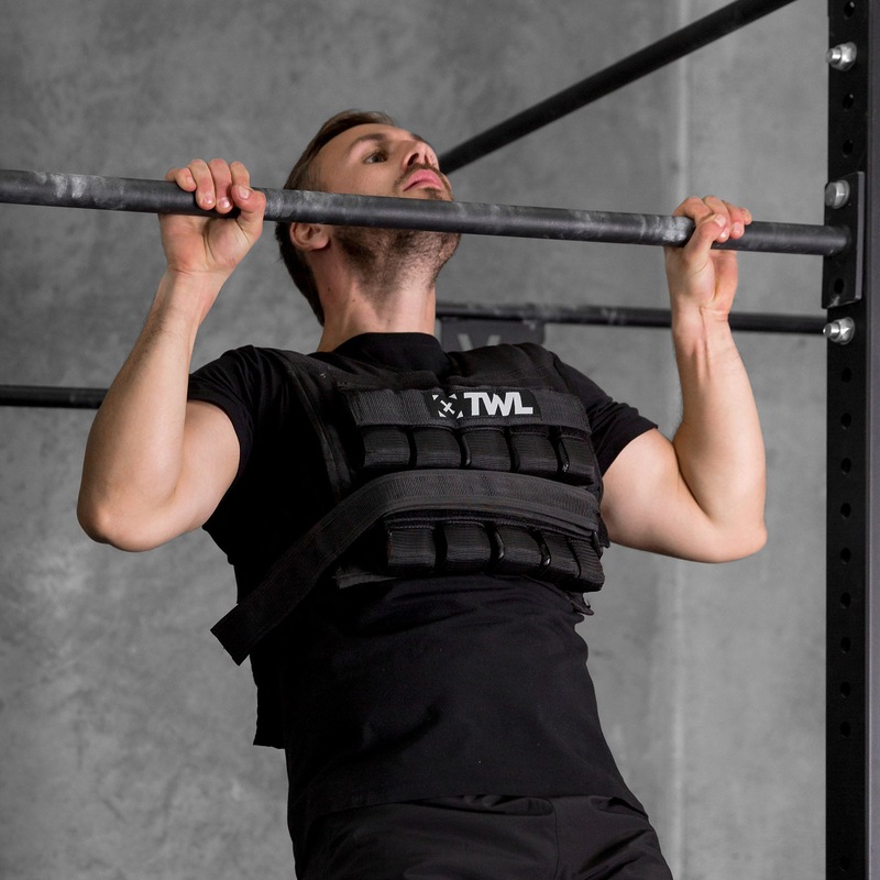 TWL Weight Vest 20Kg Black Fitness World Wide