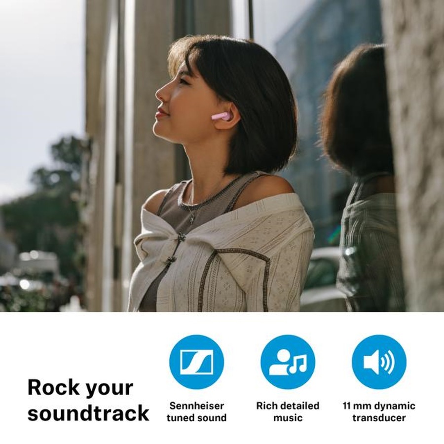 Sennheiser Accentum Open Wireless Earbuds, Sakura