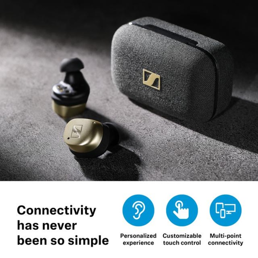 Sennheiser Momentum True Wireless 4 In-ear Headphones, White Silver