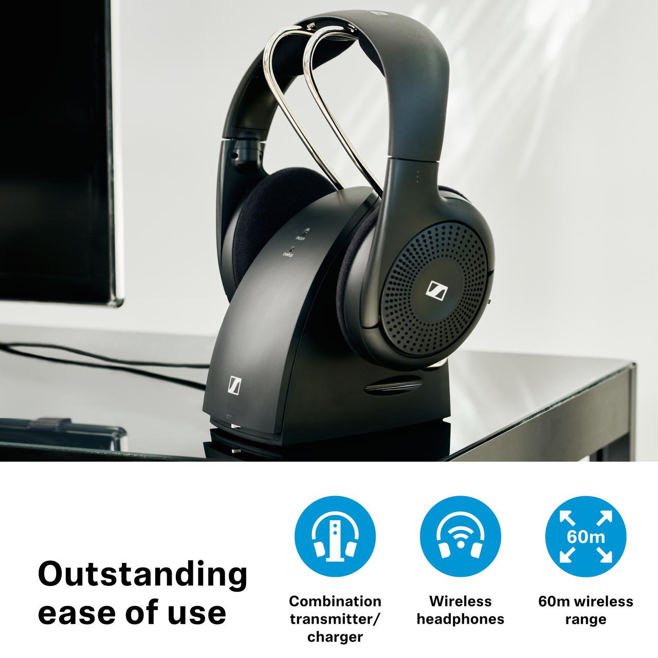 Buy Sennheiser RS 120 W On Ear Wireless Headphones MyDeal