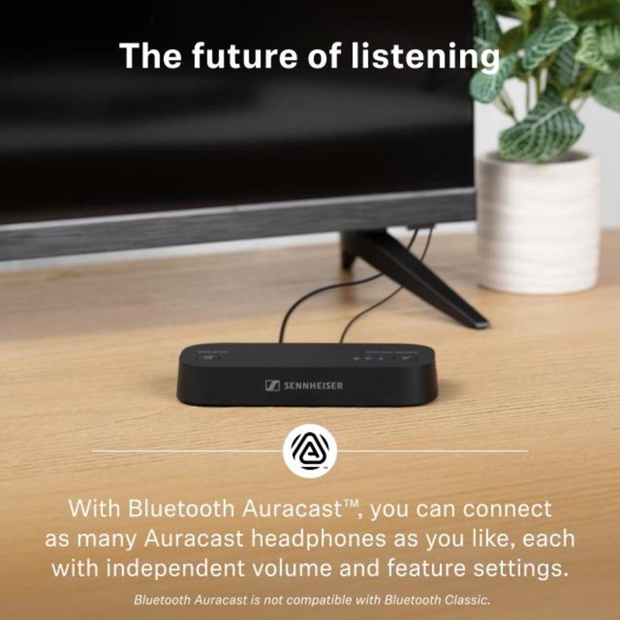 Sennheiser RS 275 TV Headphones - Auracast Headphones and Transmitter