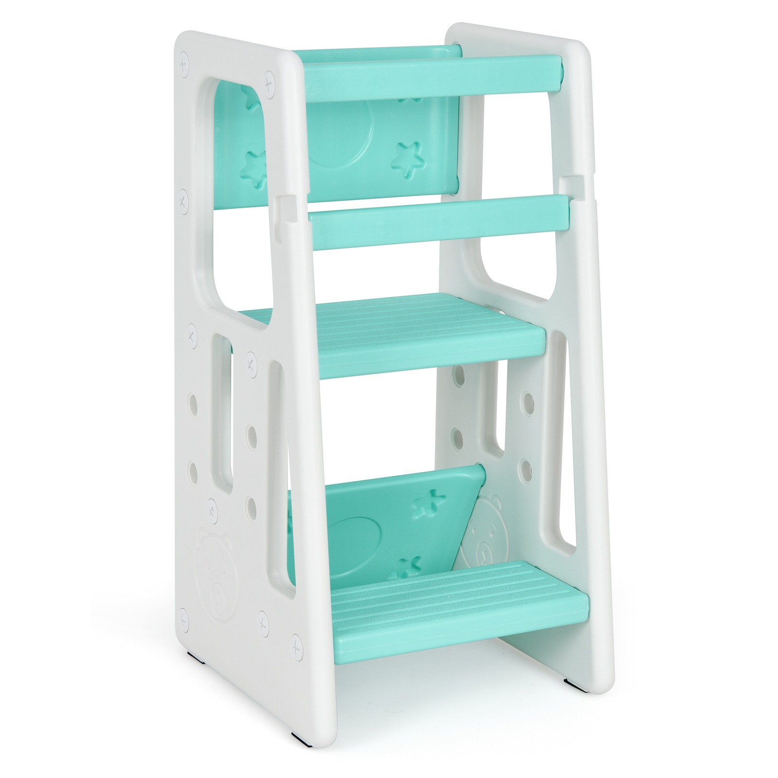 Giantex Kids Step Stool Toddler Learning Adjustable Tower Kitchen Countertop Bathroom