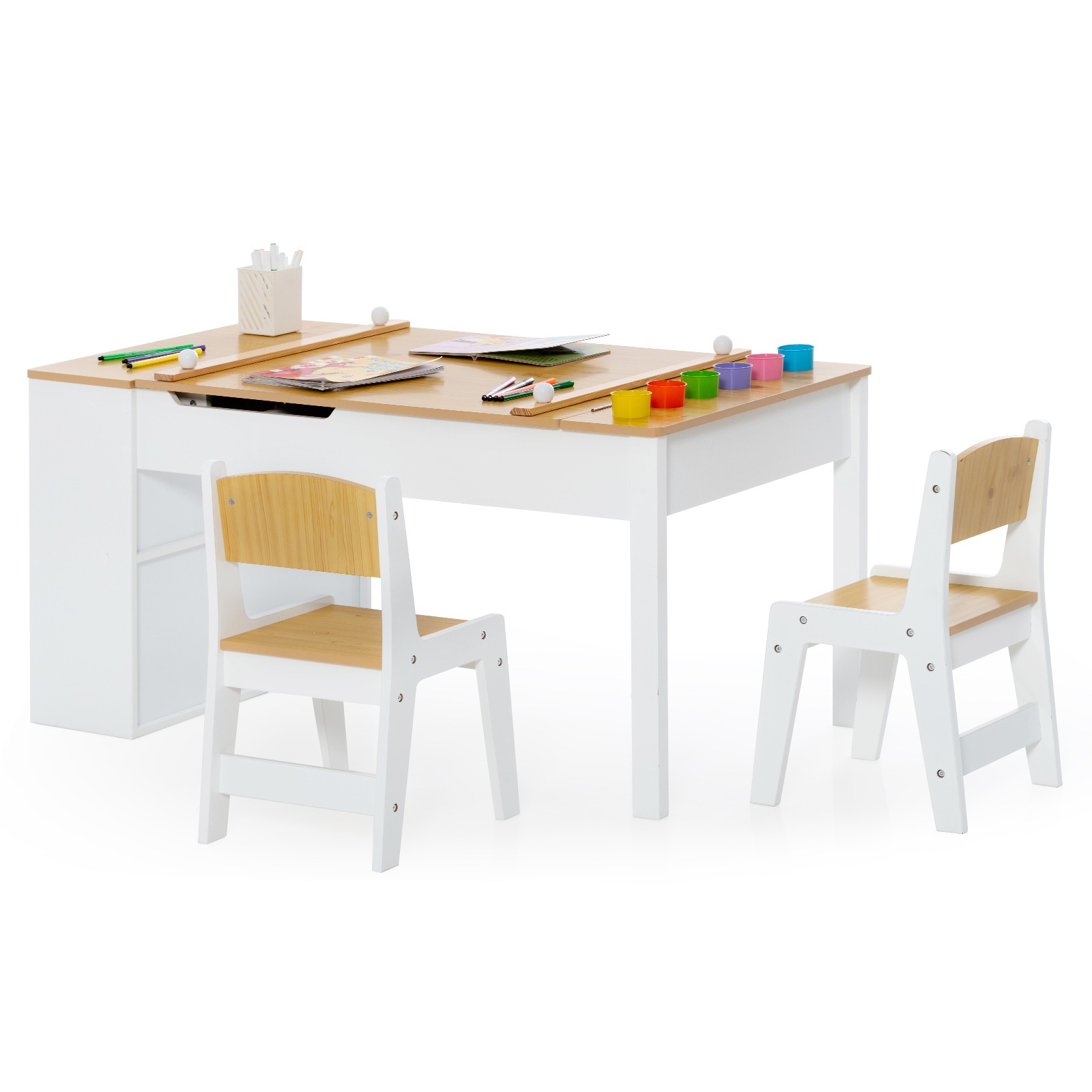 Children's drawing best sale table and chairs