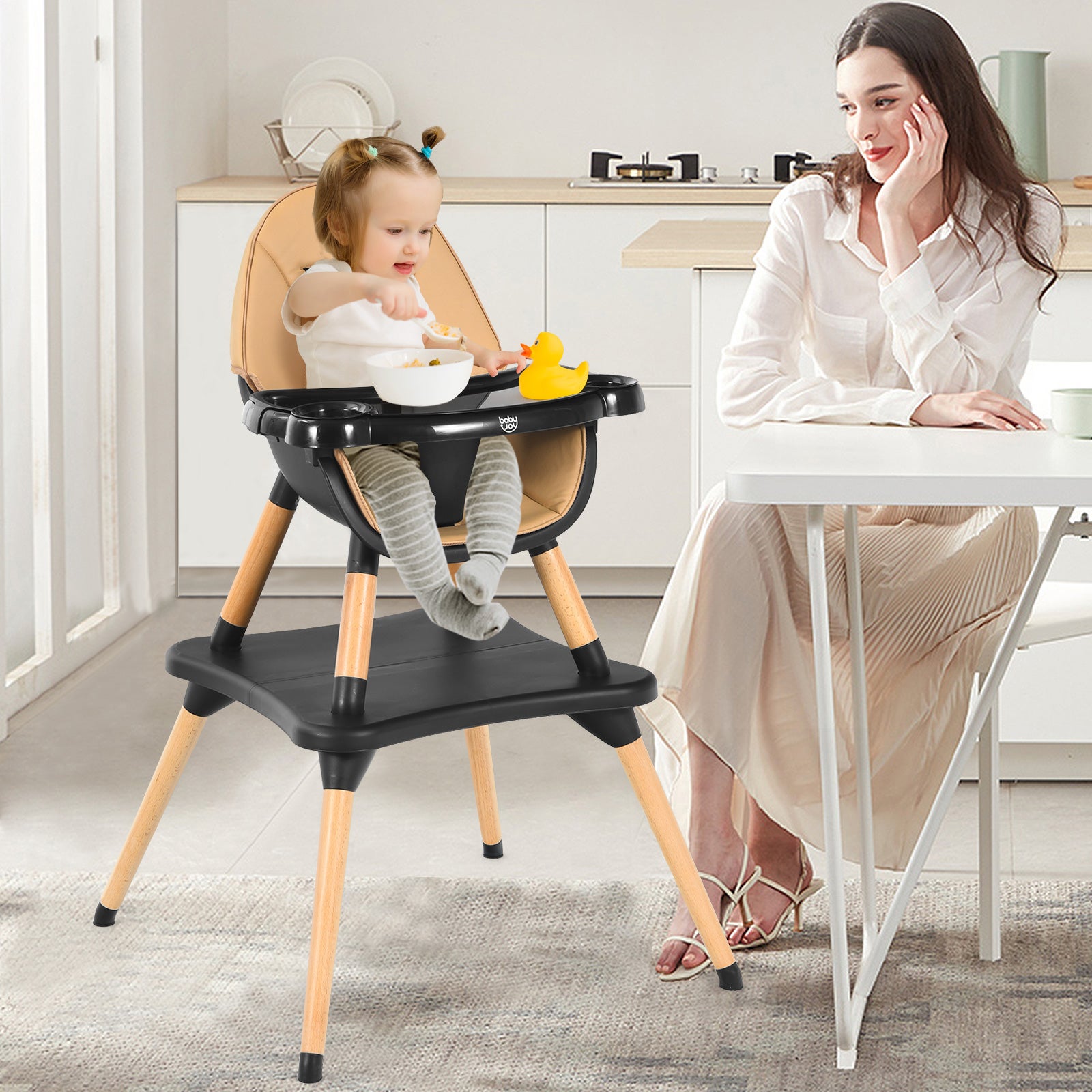 Buy Giantex 5 in 1 Convertible Baby High Chair Toddler Booster