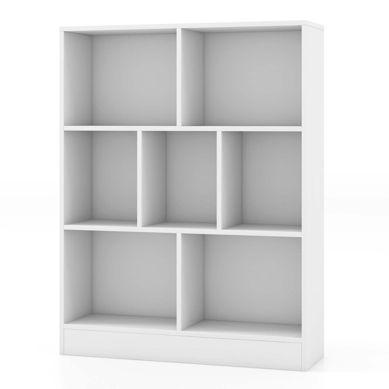 Buy Giantex 7Cube Bookshelf 3Tier Storage Organizer w/2 AntiTipping