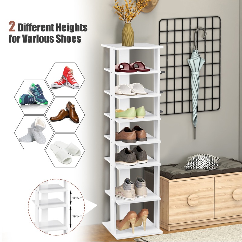 Buy Giantex 7Tier Industrial Vertical Shoe Rack Shoe Storage Tower