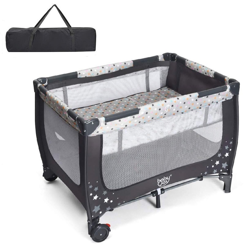 Buy Giantex Baby Portable Travel Cot Portacot Infant Crib Bed