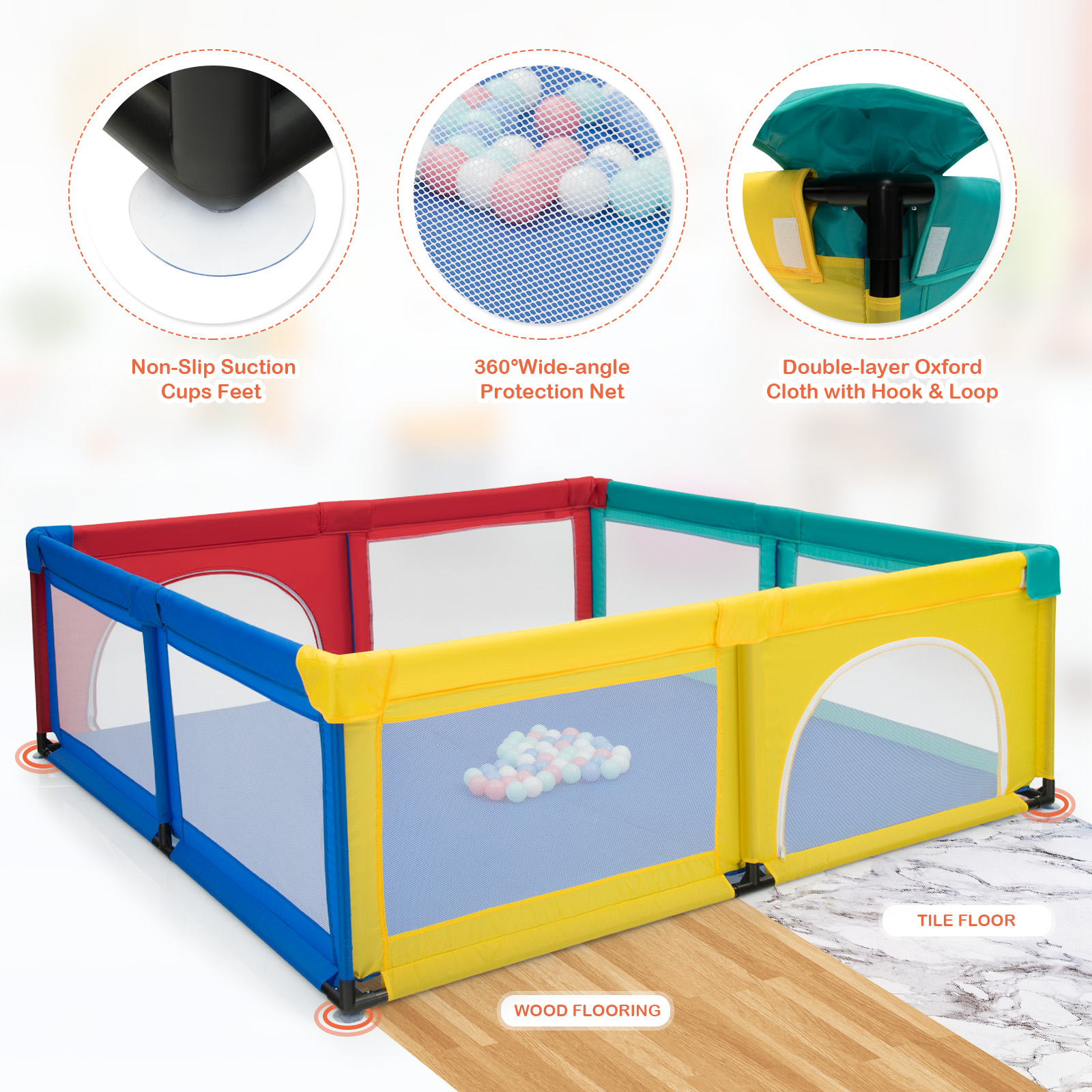 Colorful playpen store