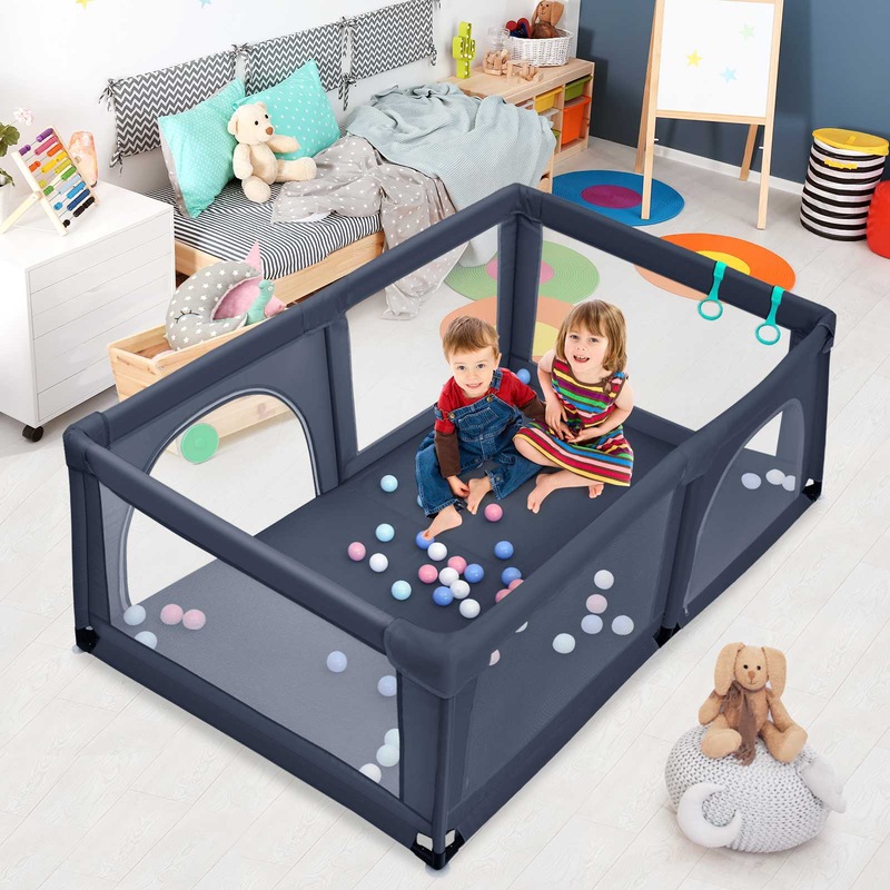 Buy Giantex Baby Playpen Safety Gate Kids Interactive Activity Center