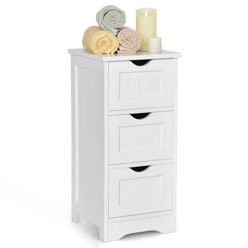 Buy Giantex Bathroom 3Drawer Freestanding Storage Organizer w