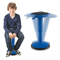 Giantex Ergonomic Wobble Stool 360-Degree Kids Active Chairs w/Adjustable Height Home Office Desk Chair Navy