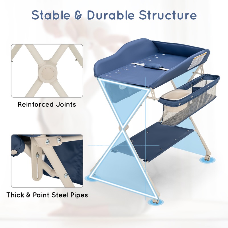 Buy Giantex 4in1 Foldable Baby Change & Bathtub Table Mobile Diaper