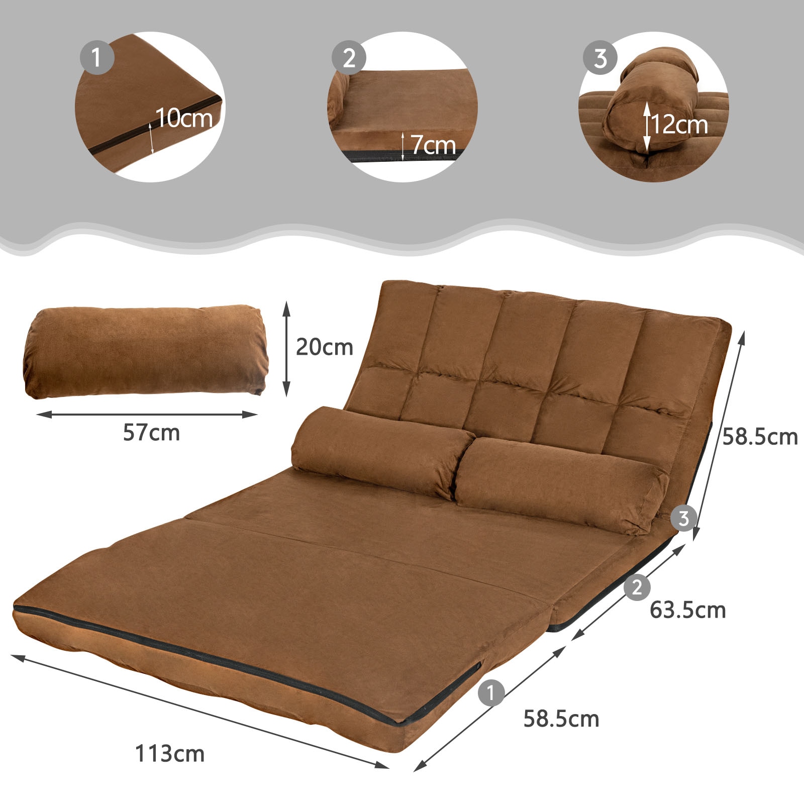 Giantex discount chair bed