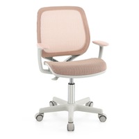 Giantex Kids Desk Chair Swivel Mesh Computer Chair w/Adjustable Height & Armrests Ergonomic Task Study Chair Pink