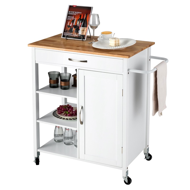 Buy Giantex Kitchen Island Trolley Mobile Kitchen Storage w