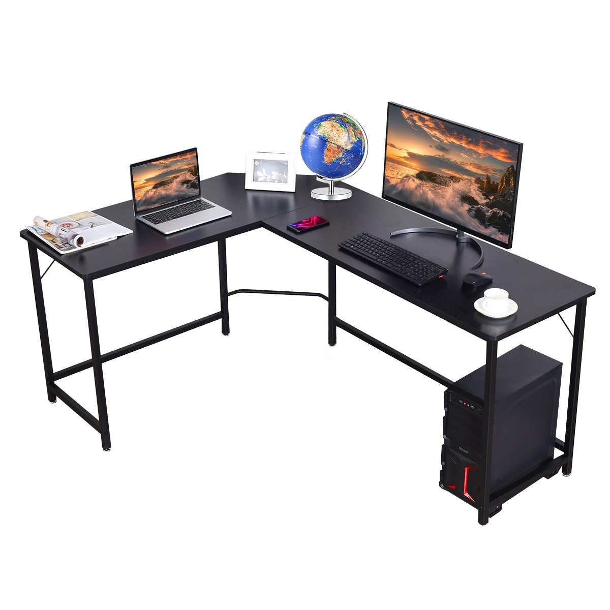 Buy Black Corner Desks Online in Australia MyDeal