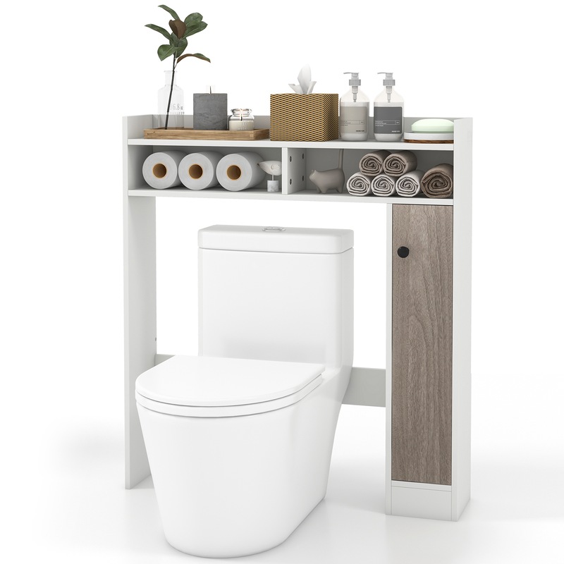Buy Giantex Bathroom Over the Toilet Storage Shelf Laundry