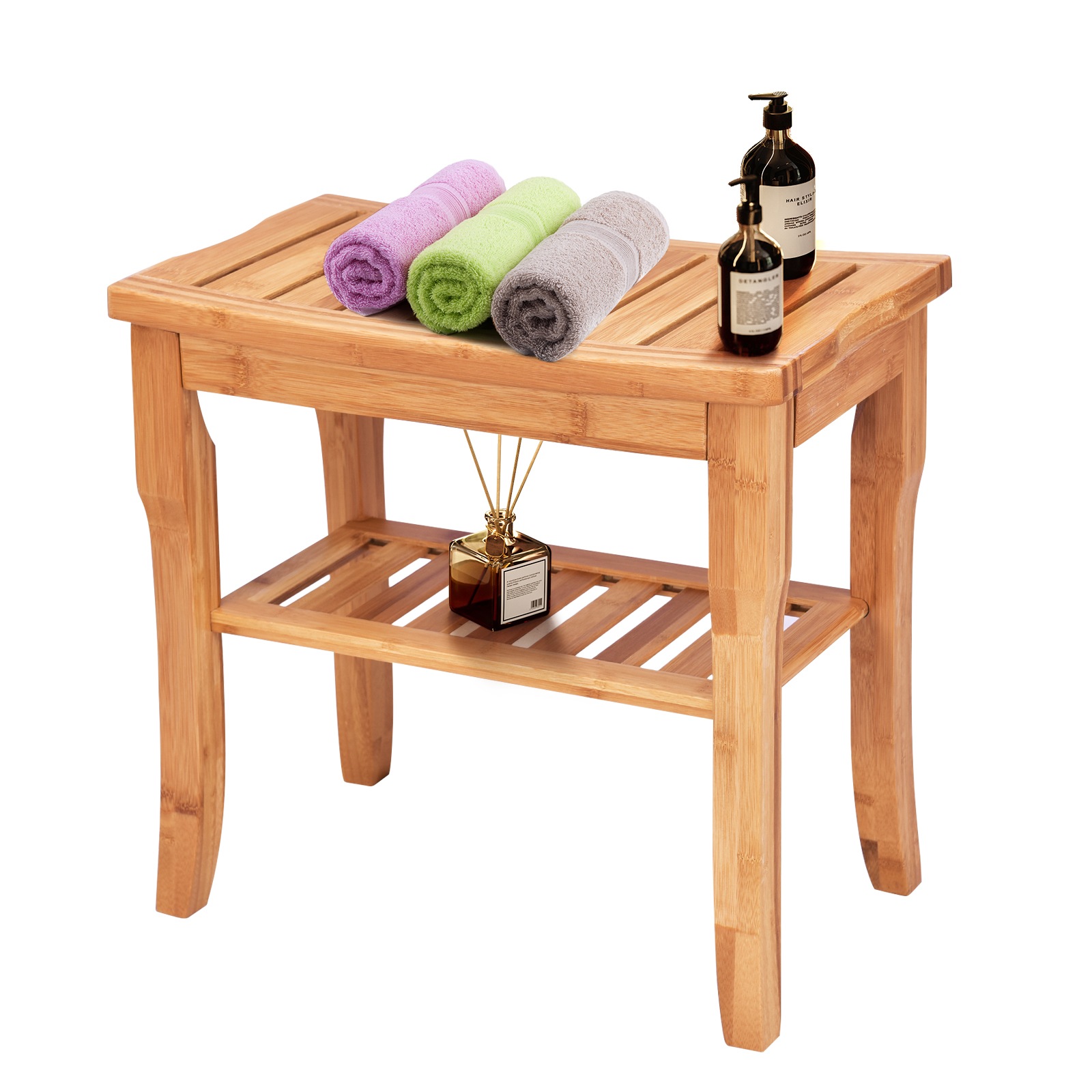 Shower chair online bamboo