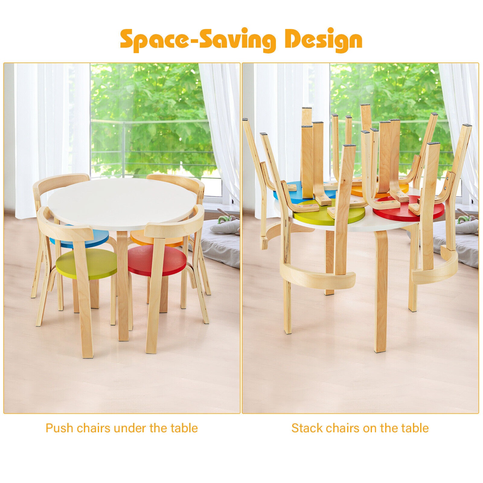 Children's 5 piece online table and chair set