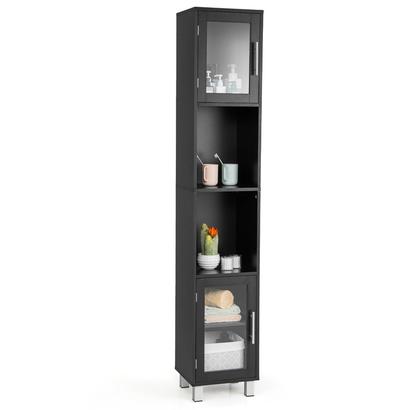 Buy Giantex Tall Storage Corner Narrow Floor w/Tempered