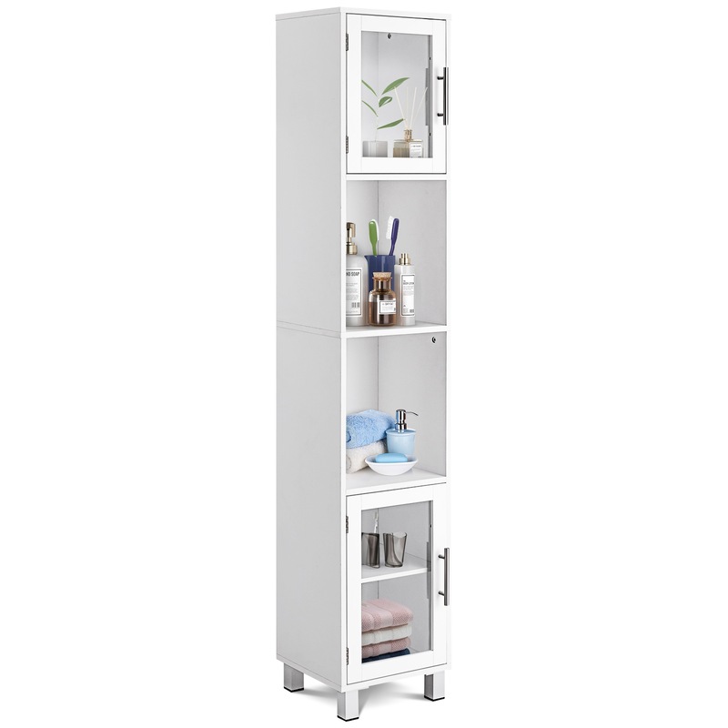 Buy Giantex Tall Storage Corner Narrow Floor w/Tempered
