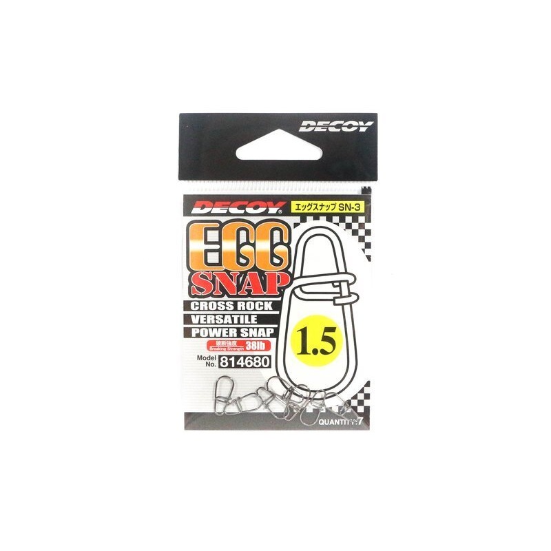 Decoy SN3 Egg Snap Powerful Cross Lock Snap 1.5 MyDeal