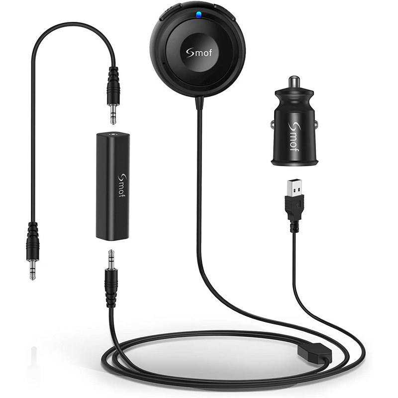 Buy Bluetooth 5.0 Car Kit, AUX Bluetooth Adapter for Car with Ground