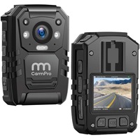 Cammpro I826 1296P HD Police Body Camera,128G Memory,Waterproof Body Worn Camera,Premium Portable Body Camera with Audio Recording Wearable,Night Vision,Gps for Law Enforcement