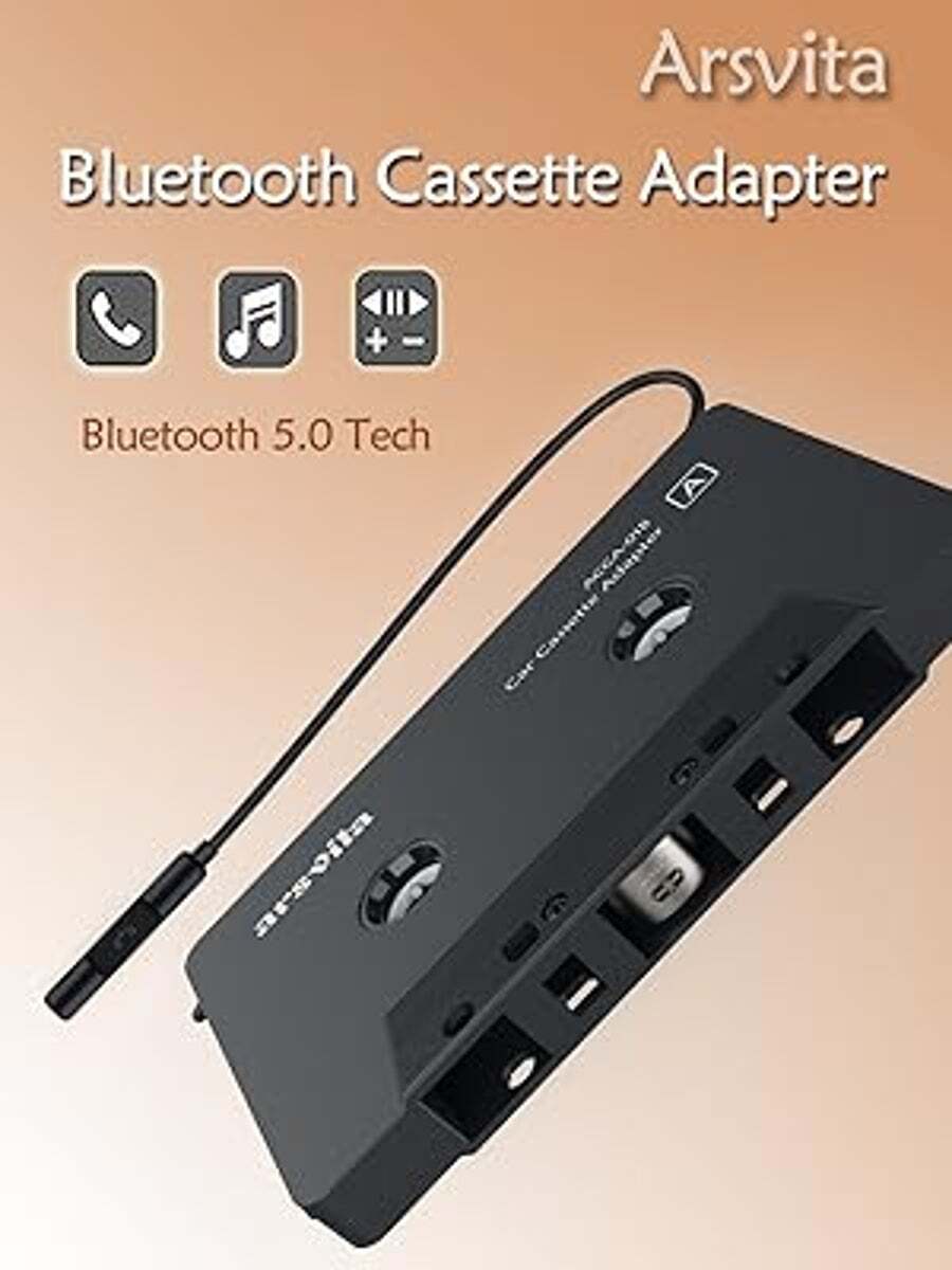 Buy Arsvita Car Audio Bluetooth Cassette Receiver , Tape Player