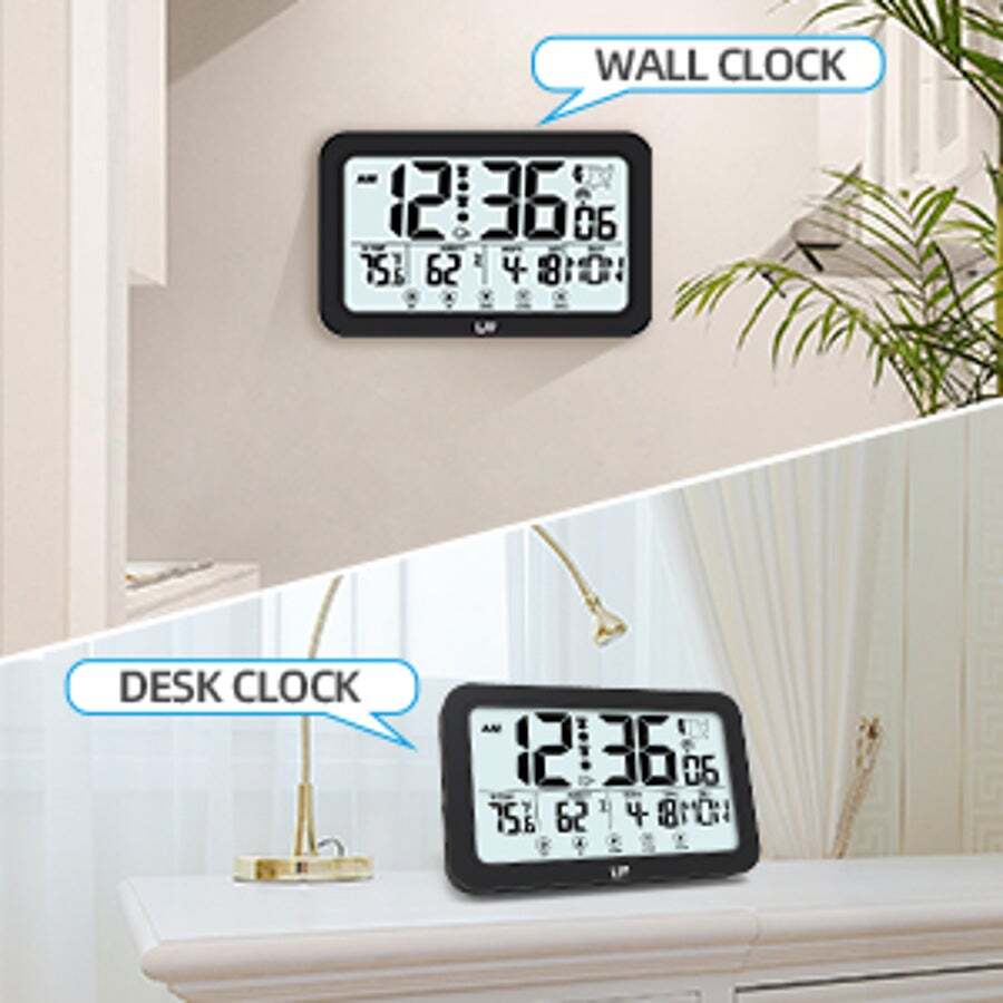 Buy Atomic Clock with Backlight, Atomic Alarm Clock with Indoor