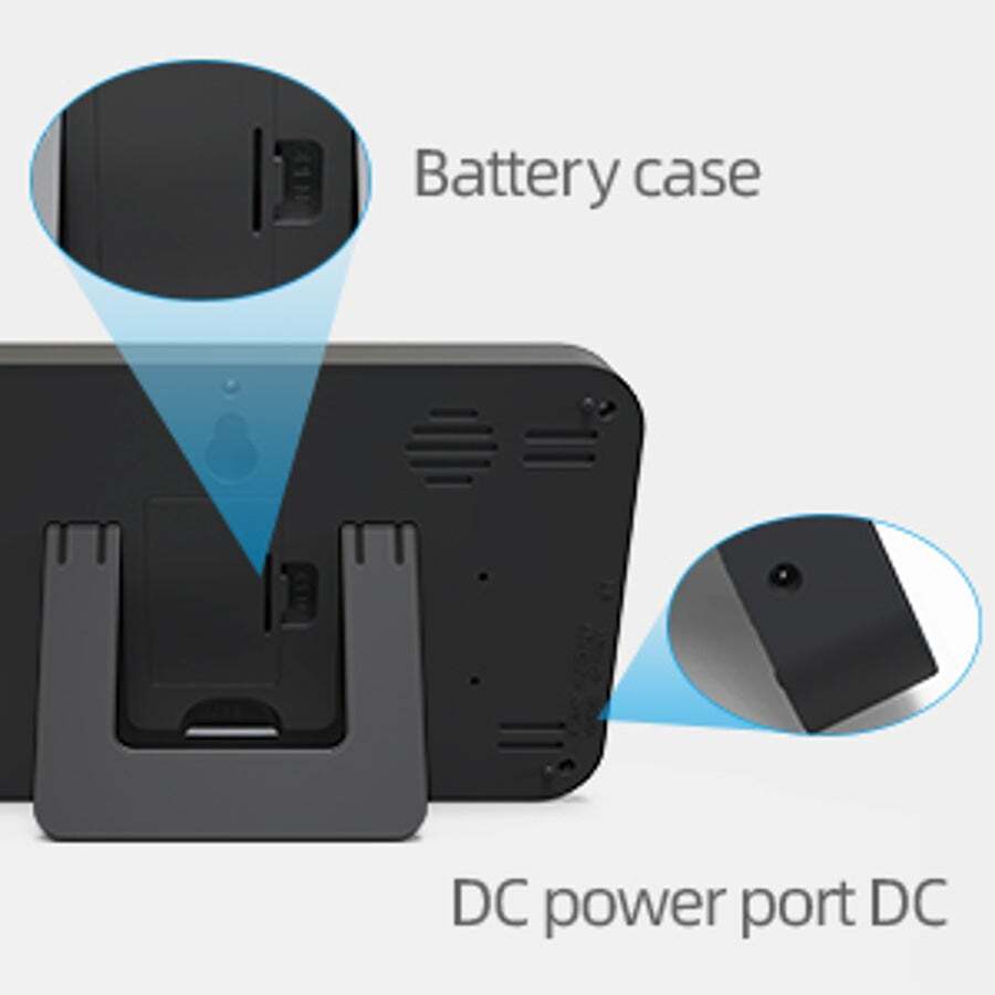 Buy Atomic Clock with Backlight, Atomic Alarm Clock with Indoor