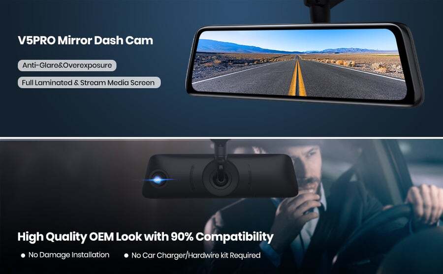 OEM Mirror Dash Cam V5PRO