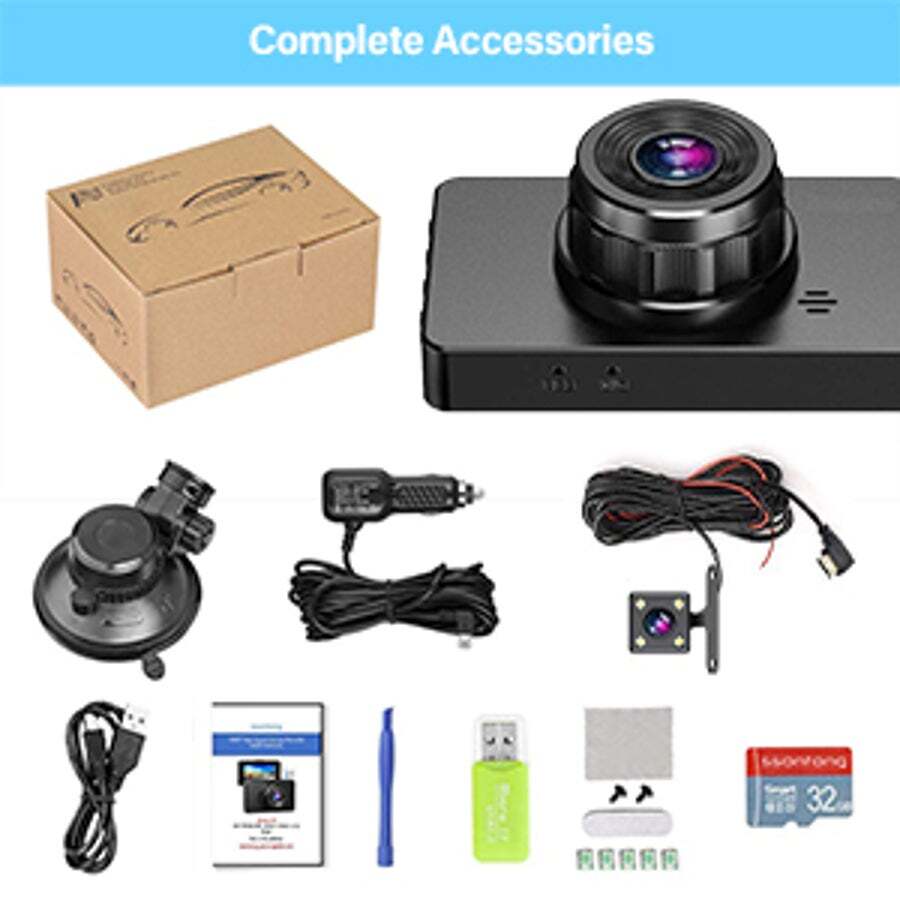 Front Dash Cam, ssontong Dash Cam 1080P Full HD Dash Camera for