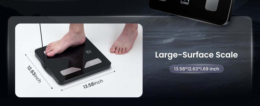 Buy FITINDEX Smart Scale for Body Weight and Fat, 8 Electrode Full Body ...