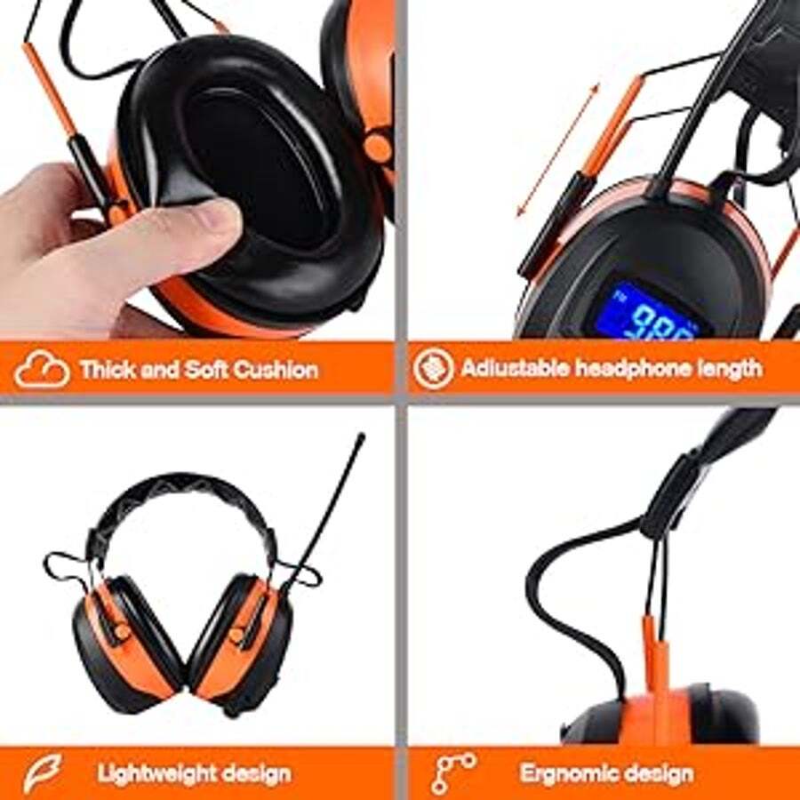 Buy GARDTECH Radio Ear Muffs with Bluetooth, Industry Wireless Safety  Hearing Protection Earmuffs, Lawn Mowing Headphones MyDeal