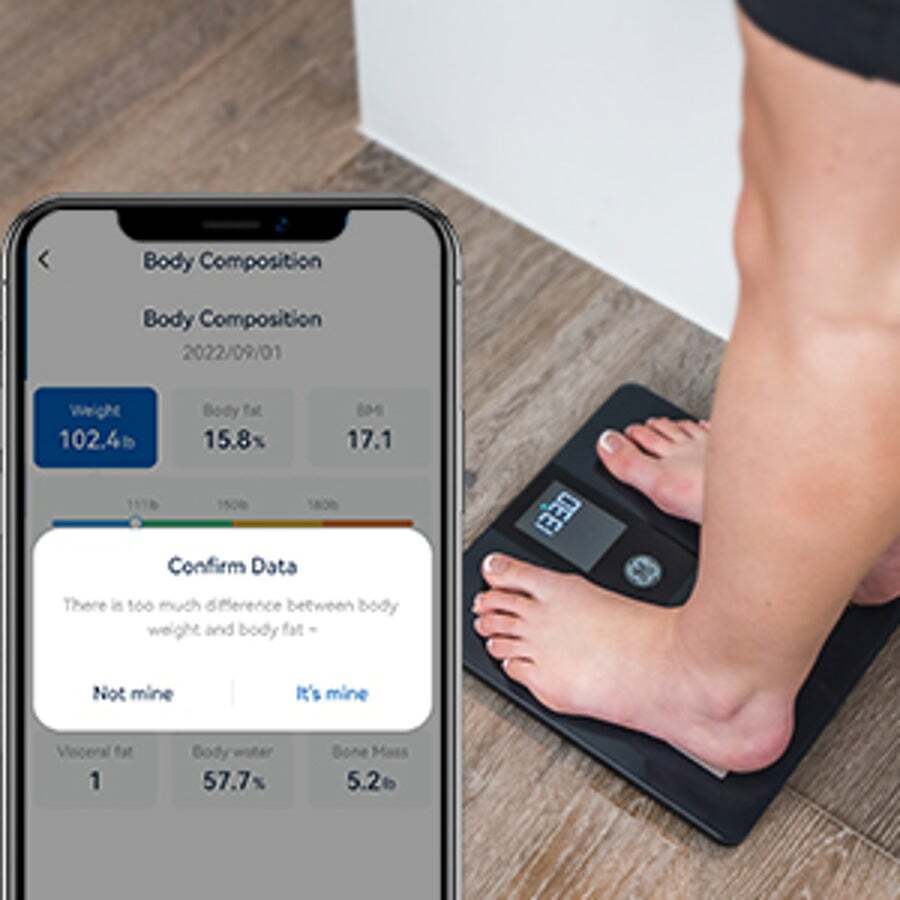 Buy GE Smart Scale for Body Weight with AllInOne LCD Display, Weight