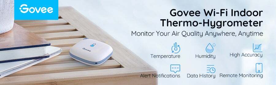 Govee Thermo-Hygrometer: The Smart Way to Monitor Temperature and Humidity  While Camping 