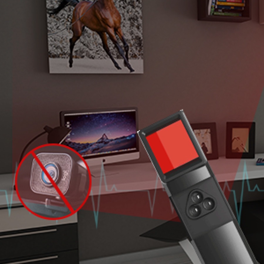Smhawk Hidden Camera Detector – 2025 Bug & GPS Tracker Finder For Hotels, Home, Office