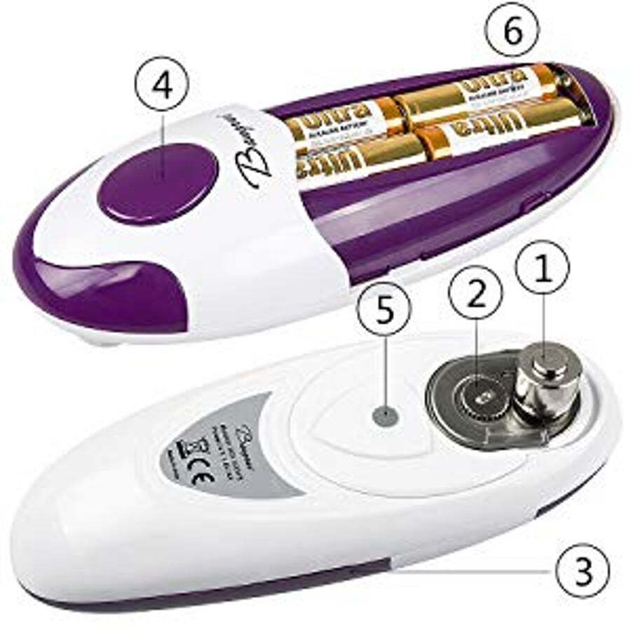 Buy Kitchen Automatic Safety Cordless One Tin Touch Electric Can Opener