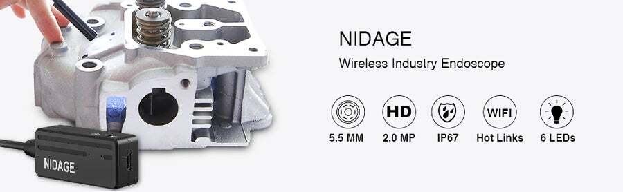 nidage industrial borescope