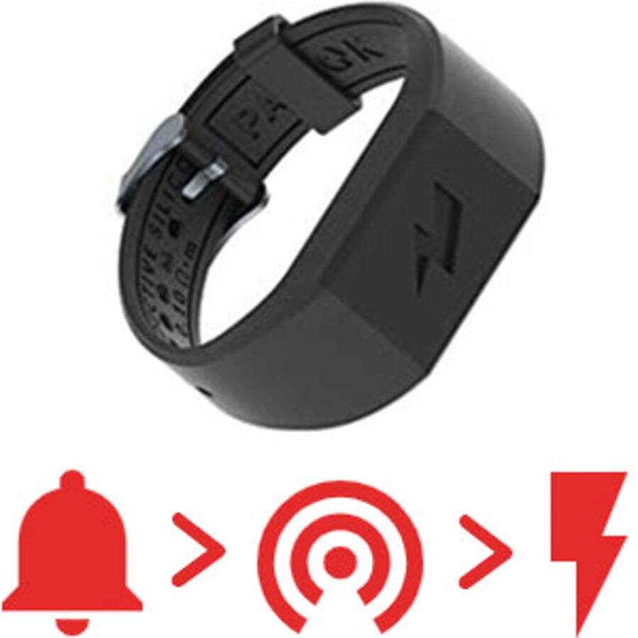 Buy Pavlok Shock Clock 2Silent Vibrating/Zapping Alarm Clock for Heavy