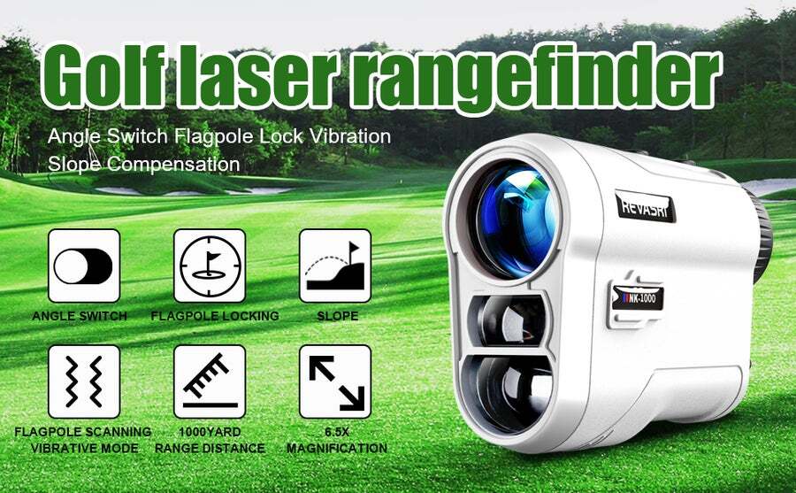 Buy REVASRI Golf Rangefinder with Slope and Pin Lock Vibration ...