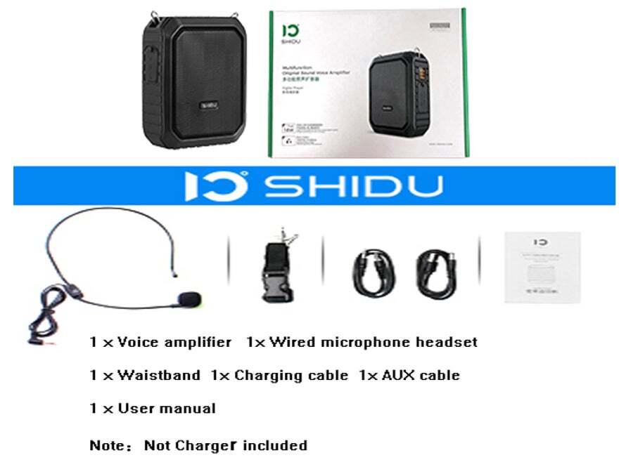Buy Shidu Voice Amplifier for Teachers, PA System Speaker 18W
