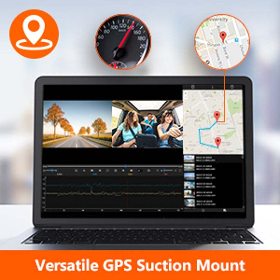 Buy Vantrue N2S 4K Dash Cam with GPS, Front and inside Dual 2.5K 1440P