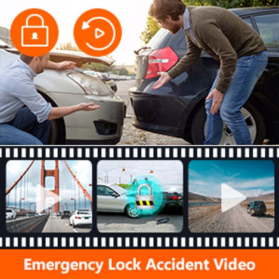 Buy Vantrue N2S 4K Dash Cam with GPS, Front and inside Dual 2.5K 1440P