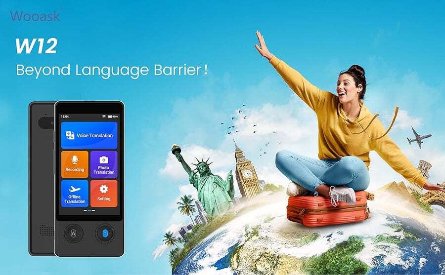 Buy Wooask W12 Language Translator Device Accurate Offline Online ...